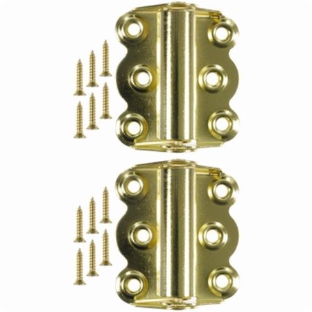 TOOL 2.75 in. Self-Closing Hinges; Brass TO574297